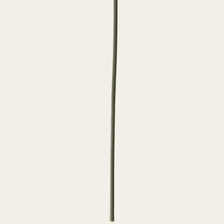 Close-up of the long green stem on the 26-inch burgundy artificial allium, showing its clean construction for arranging in narrow-neck, standard, or wide-mouth vases.