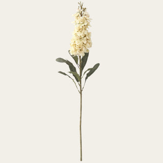 31.5-inch cream artificial stock stem for spring through winter arrangements, pairing with ranunculus, eucalyptus, aspen and narrow-neck or statement vases