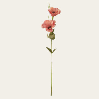 Orange Real Touch Bellflower Stem, 19 inches tall, ideal for spring, summer, fall, and subtle Halloween arrangements. Pairs beautifully with cream roses, peach anemones, and airy greenery in petite, narrow-neck, standard, everyday, or wide-mouth vases.