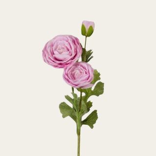 Close-up detail of Pink True Bloom Real Touch triple bloom ranunculus petals showing layered blush tones, soft petal texture, and realistic bloom shaping for elevated bridal and romantic faux floral styling
