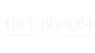 True Bloom Floral logo on a white background