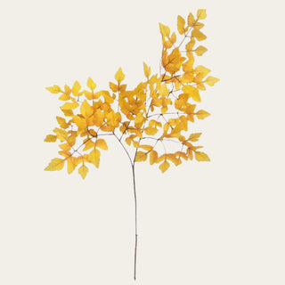 an individual artificial 32 inch yellow cimicfuga stem styled on a light background from true bloom floral 