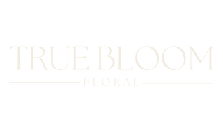 True Bloom Floral Logo on a transparent background