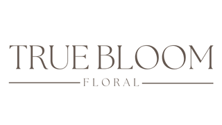 True Bloom Floral logo on a white background